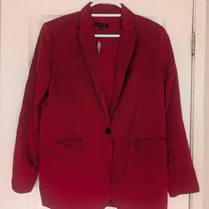 Ann Taylor Vibrant Scarlet Blazer